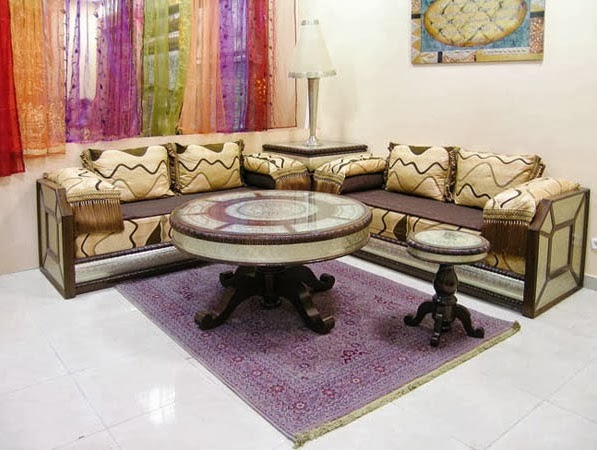 Le salon marocain confortable 2014