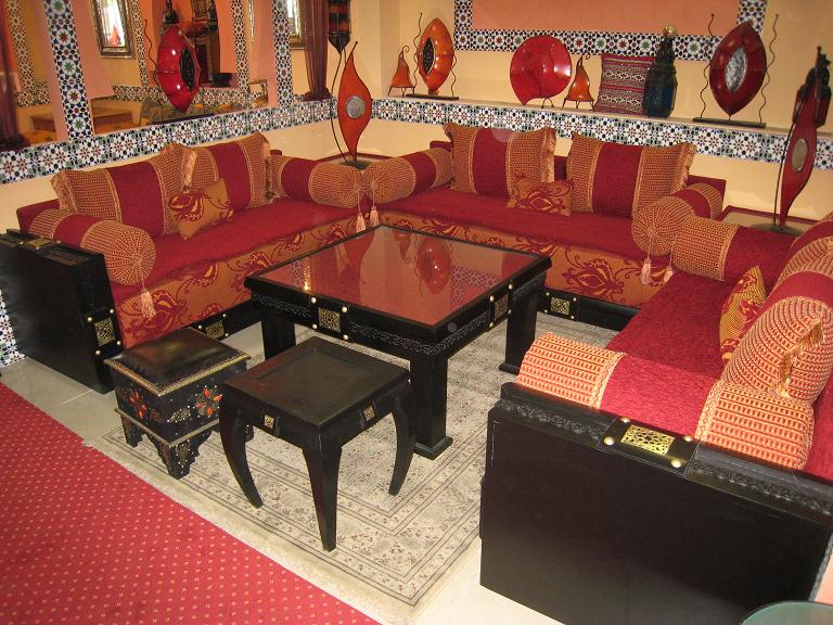 La décoration de salon traditionnel au Maroc