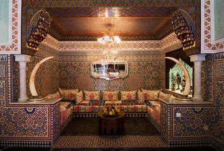 décoration salon marocain