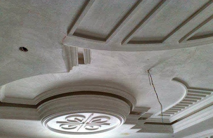 salons maison marocaine plafond platre