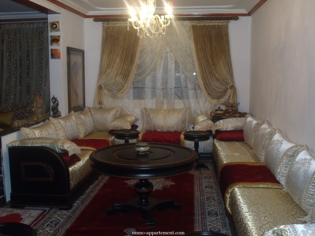 Décoration de salon marocain moderne intérieure