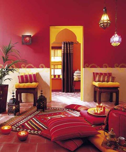 Décoration marocaine pour salon du Maroc