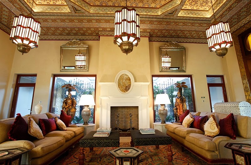 éclairage de décoration salon marocain