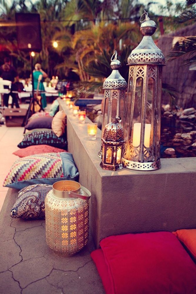 luminaire de terrasse marocaine