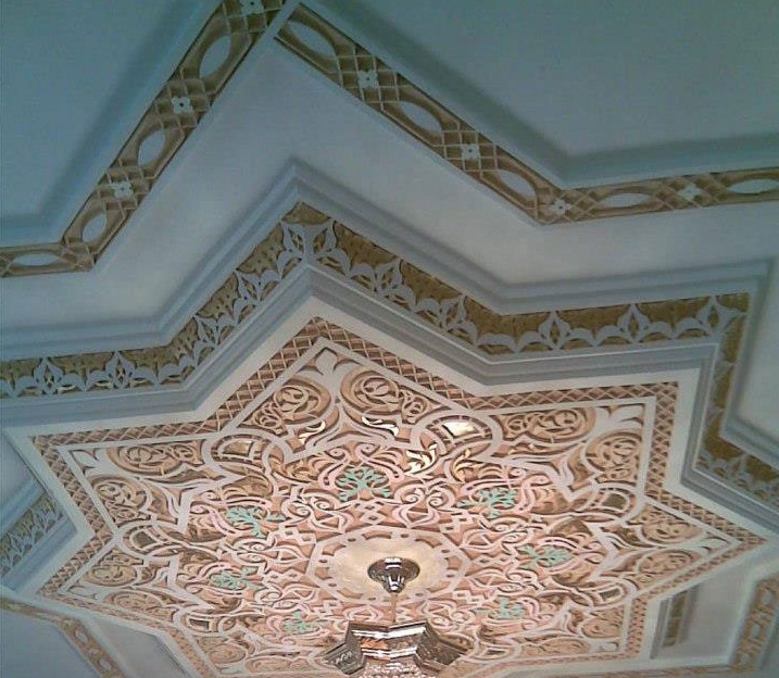Faux plafond marocain traditionnel